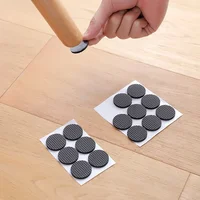 Self Adhesive Furniture Leg Feet Protector Pad Chair Leg Pad Anti-Skid Scratch DIY Resistant Furniture Feet Floor Protector Pads 2