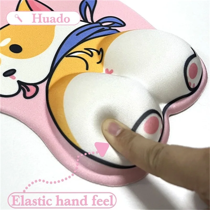 pulso Mouse Pad, MousePads ergonômicos, suporte conjunto