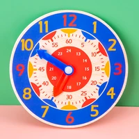 Baby Montessori Toys Wooden Clock Hour Minute Second Cognition Time Learning Teaching Aids Educational Toys For Children 1