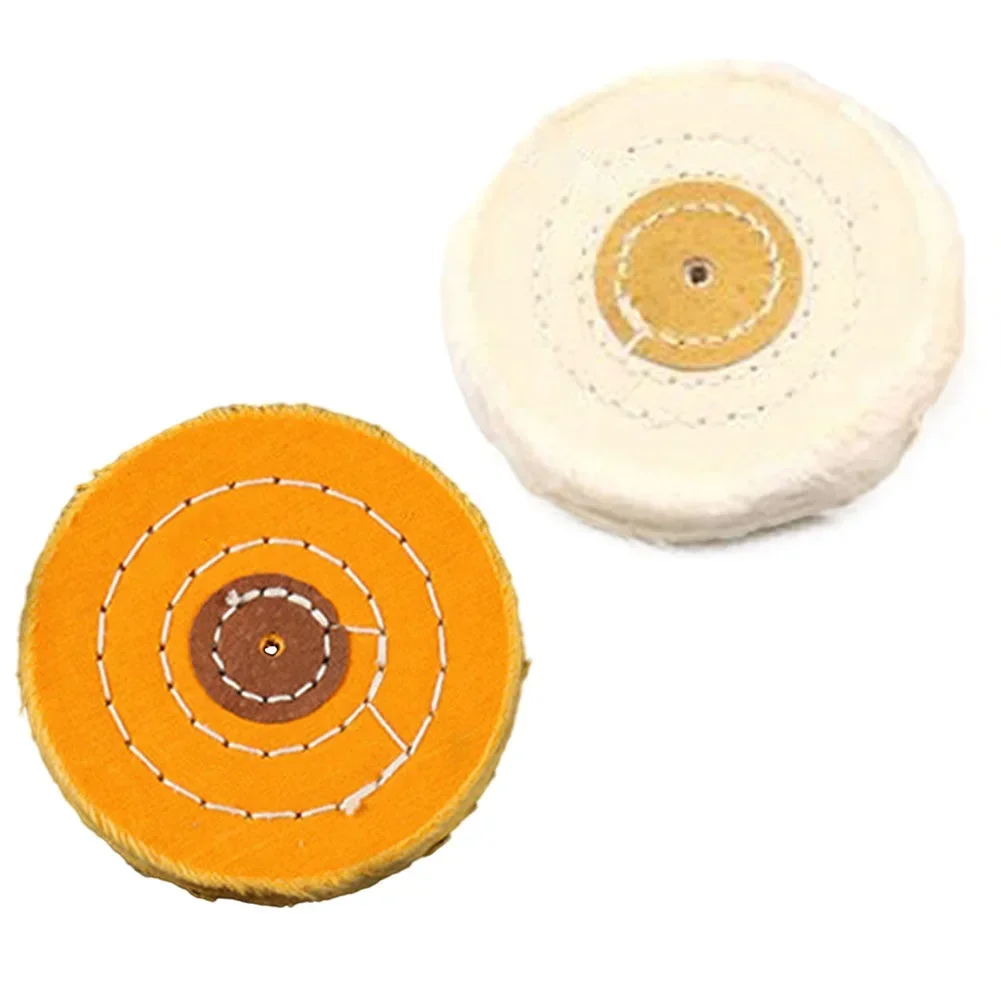 4in 50PLY Polishing Buffing Wheel Cloth Buffing For Metal Jewelry Hardware Polishing Grinding Power Tools cotton airway buffing wheel polishing tool cloth for auto body