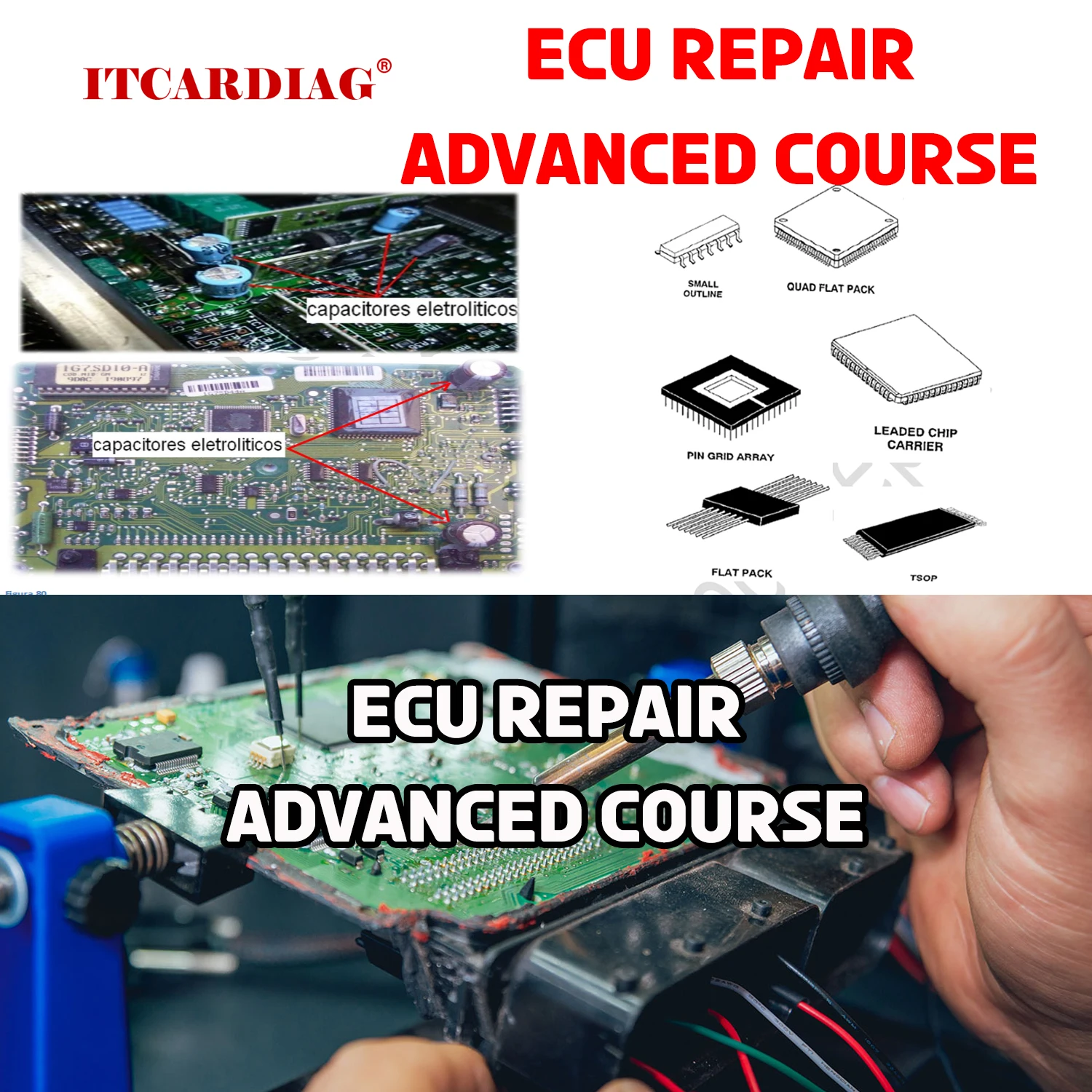 

ECU Repair Advanced Course PDF E-book TECHNICAL REPAIR MANUAL IN INJECTION MODULES ELECTRONIC ECU REPROGRAMMING AND IMMOBILIZERS