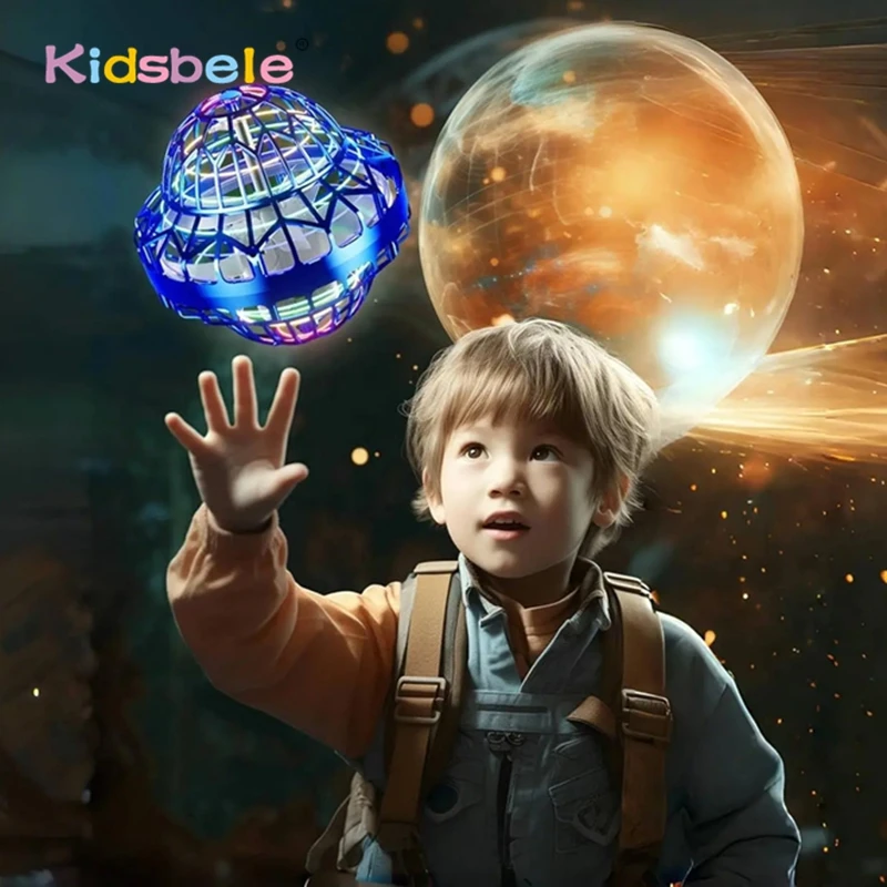 Kids Flying Ball Toy Magic Intelligent Sensor Floating Spinning UFO Shape Flying Ball Summer Indoor Outdoor Toy Birthday Gift_voghion.com