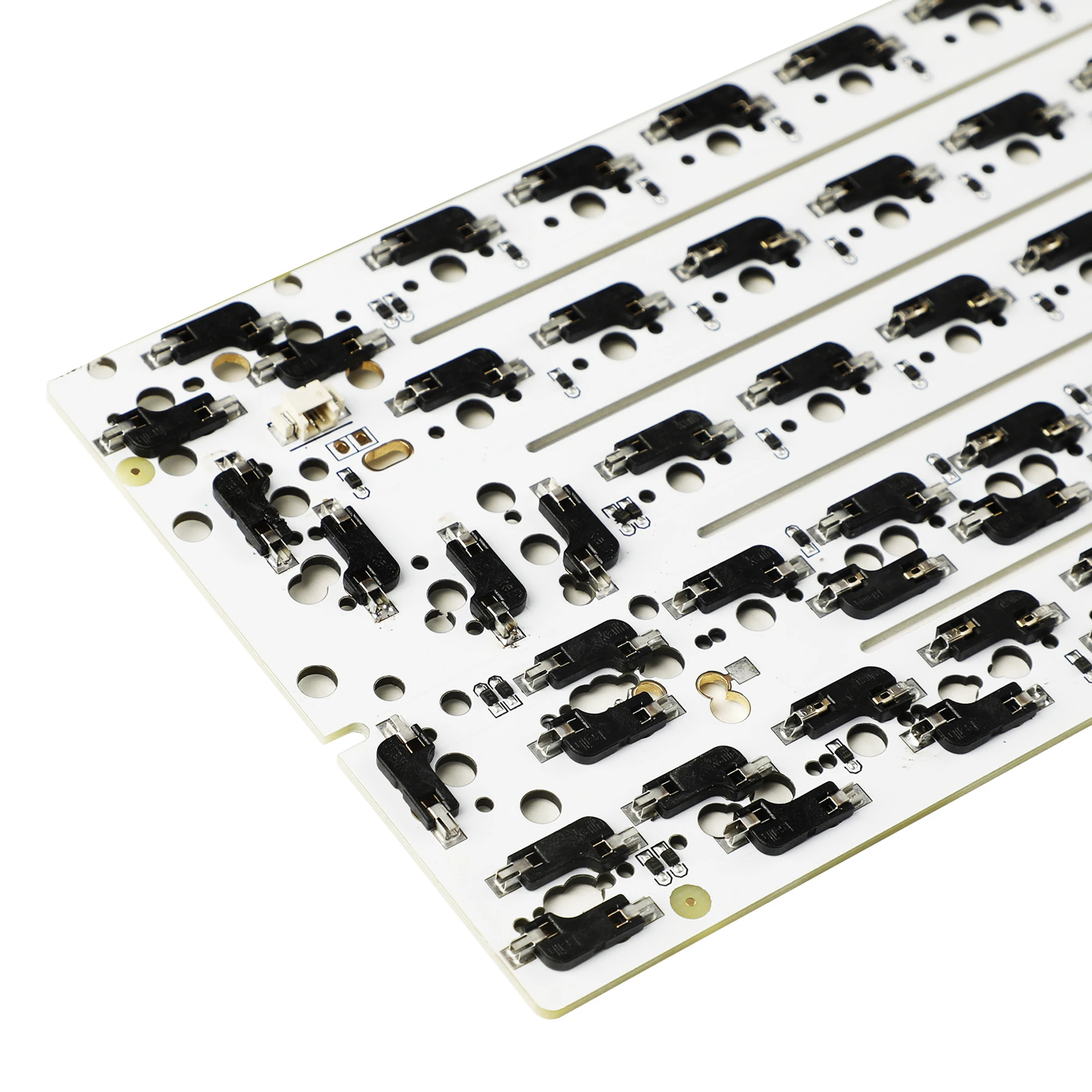 Soquete Kailh Totalmente Programável Hot Swap com Fio Iso Ansi Via Frasco 60 Pcb 64 Gh60 - Imagem 3