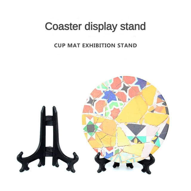 Toyauu Paquete De 2 Soportes De Exhibición De Hierro, Soporte De Fotos De Caballete, Muestra Marcos De Fotos, Libros De Cocina, Platos Decorativos, Tabletas Y Arte De 5 Pulgadas