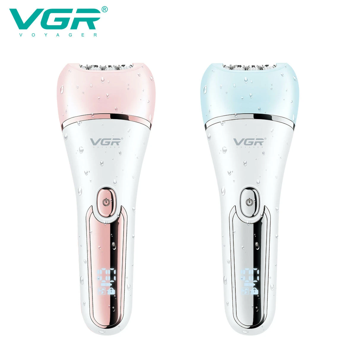 VGR Hair Remover Rechargeable Epilator Professional Lady Shaver Electric 6 In 1 Bikini Leg Body LED Epilator for Women V-733 5