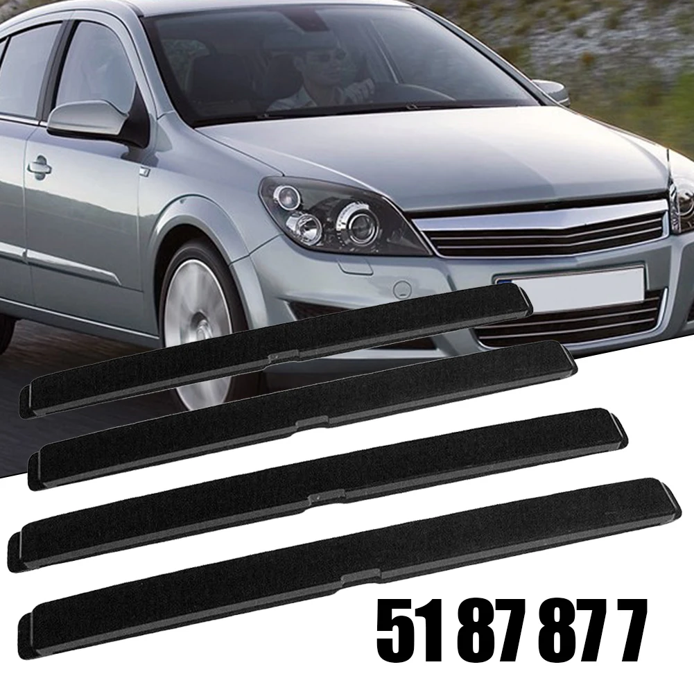 Cover Roof Carrier Front Rear 4pcs Car Exterior Parts For Opel Astra Roof Carrier Black Plastic Travel Car Accessories