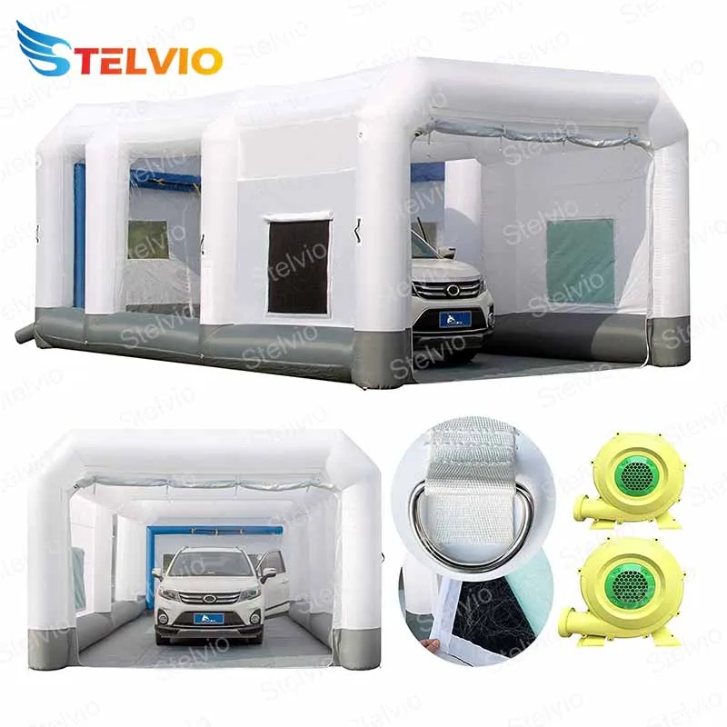 Free Shipping White Inflatable Spray Paint Booth Tent For Outdoor