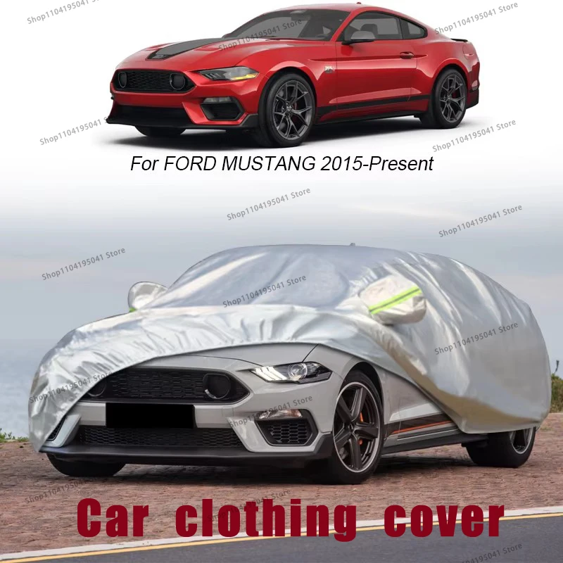 For Ford mustang Full Car Cover Rain Frost Snow Car protective cover ,UV protection,Car paint protection
