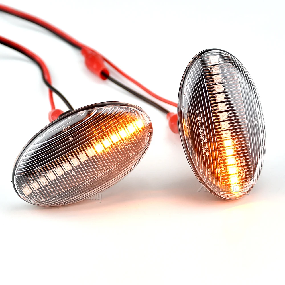 2X Dynamic Led Side Marker Turn Signal indicator Repeater Light lamp
