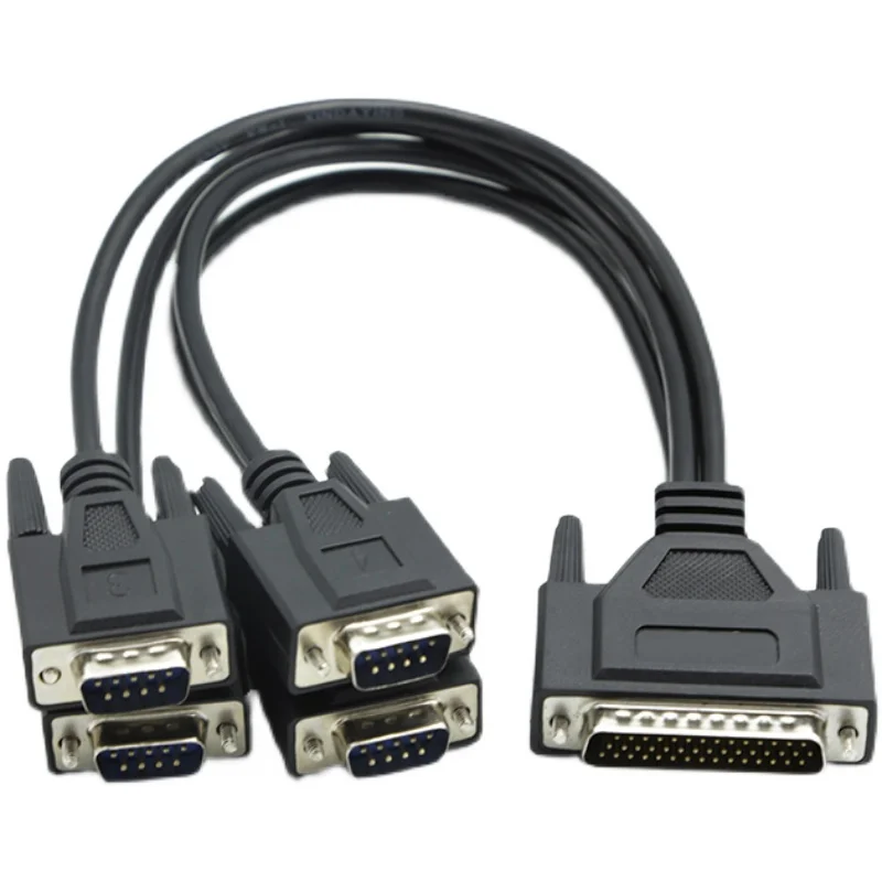Кабель DB44 pin-DB9, 4 порта, USB 485