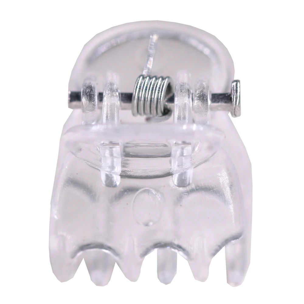 20-100PCS Transparent Garden Plant Clips Clear Plastic 6-Claw Orchid Clamp Flower Climbing Stem Butterfly Decorative Support