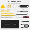 71 in 1 Precision Electric Screwdriver Set Cordless with 48 Magnetic Bits Phillips LED5Torque 0.52N Tweezers PC Phone Repair Kit 6