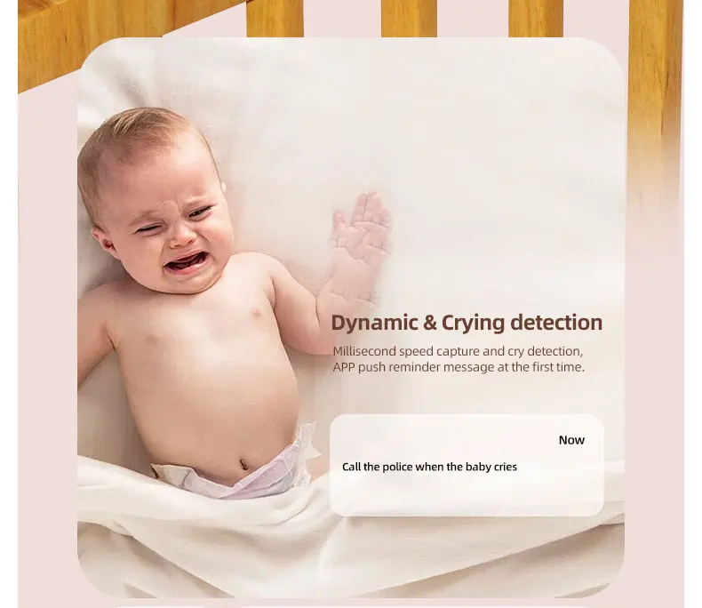 C11 Smart Baby Care Device 2 Million HD Mobile Phone APP Remote Control Photo Recording Monitoring and Music Playback - Image 4