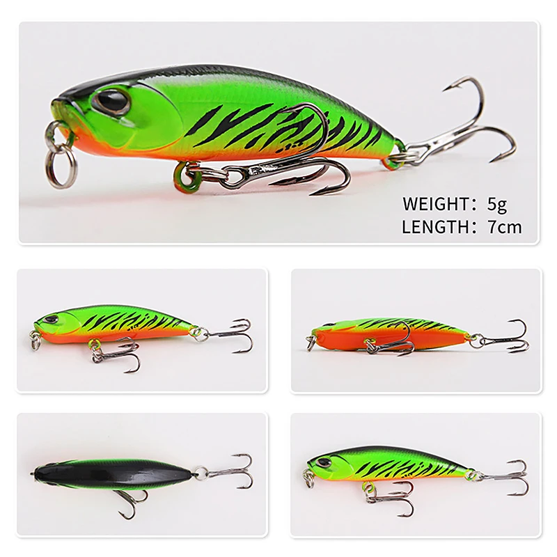 

1PC Sinking Jerkbait Minnow Crankbaits Fishing Lures Hard Baits Artificial Wobblers For Pike Trolling Fishing Tackle 5.3cm5g