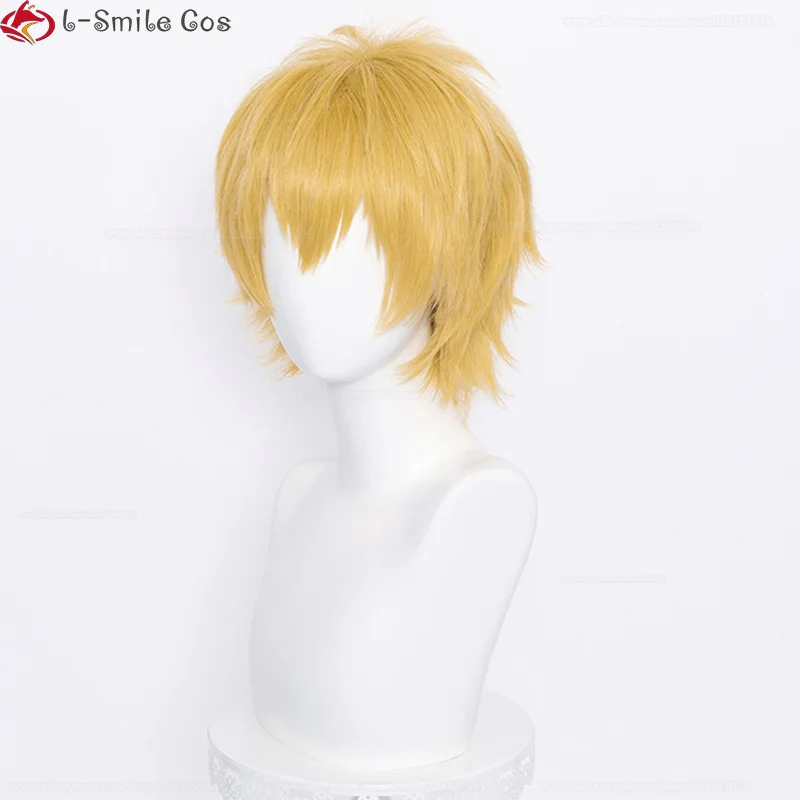  IMEYLE Denji Boy Cosplay Wig Short Blonde Wig Golden Wavy Wig  with Bangs Yellow Curly Wig Men Synthetic Wig for Anime Halloween Costume  Party + Wig Cap : Clothing, Shoes 