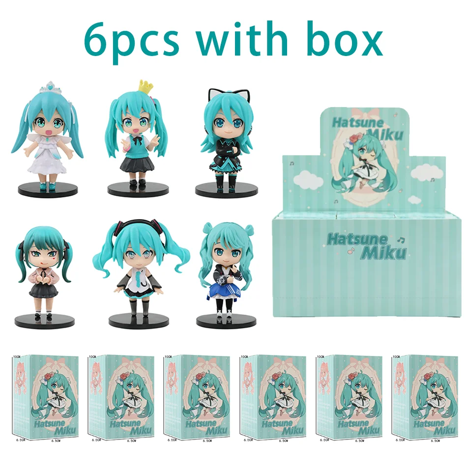 New Hot Hatsune Miku Q Version Blind Box - Charming Figure Collection Toy