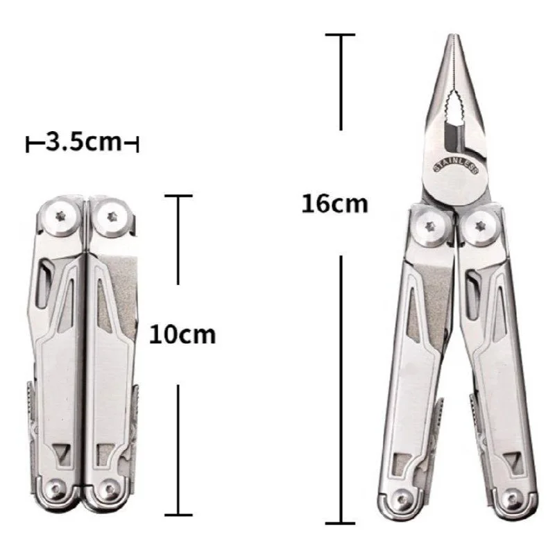 Daicamping DL12 18 In 1 Camping Multitools Clip Multi Pliers Multifunctional 7CR17MOV Folding Knife Tools Swiss Army Multi Knife 5