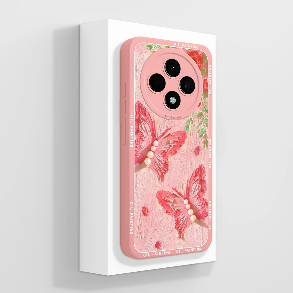 Colorful Butterfly Flower Aesthetic Phone Case - Anti-Fall Protective Shell
