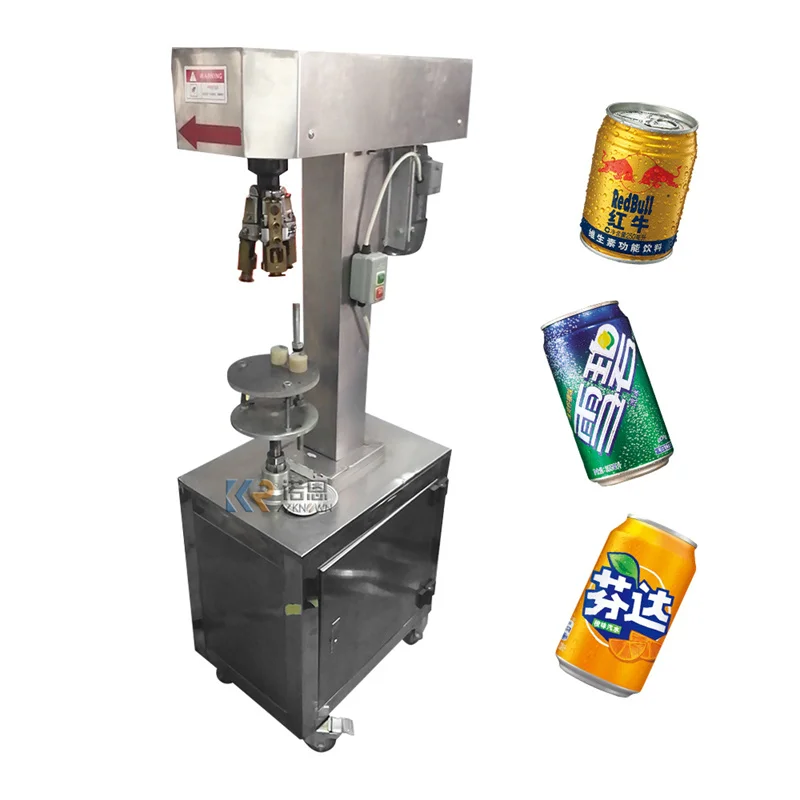 Semi-automatic Aluminum Plastic Tin Cans Sealing Machine Cover Pot Metal Can Seal Machines Electric Industrial Can Sealer