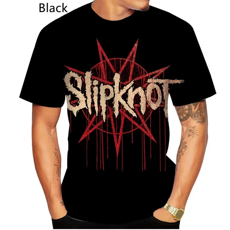 2026 SUMMER Slipknots Prepare for Hell Tour 워시드 반소매 티셔츠 남성 여성 멘탈 밴드 스트리트웨어 그래픽 탑 티셔츠