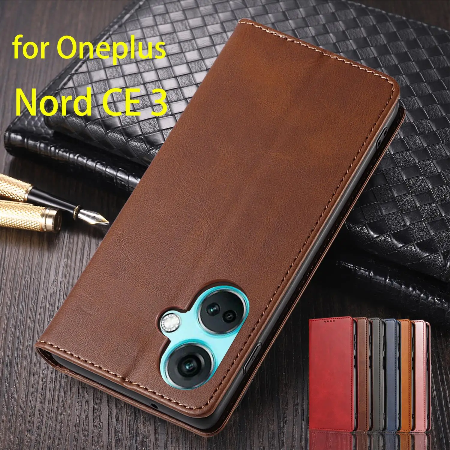 

Магнитный чехол-книжка для Oneplus Nord CE 3 /1 + Nord CE3, 6,7 дюйма