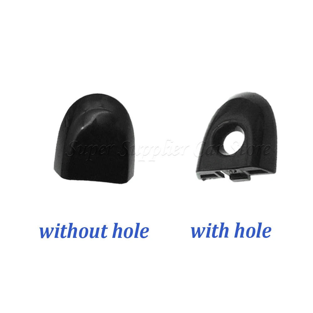Poignée Porte Voiture Ruolin Compatible Nissan Juke F15 2010-2022 - ABS Noir Côté Conducteur/Passager