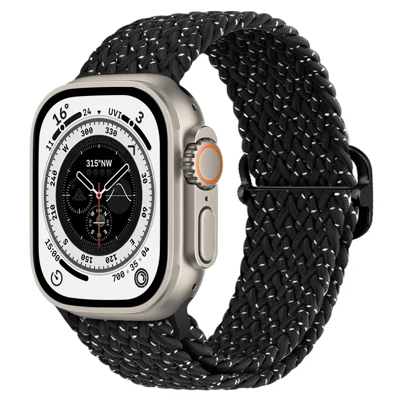 Braided Solo Loop Elastic Nylon Bracelet