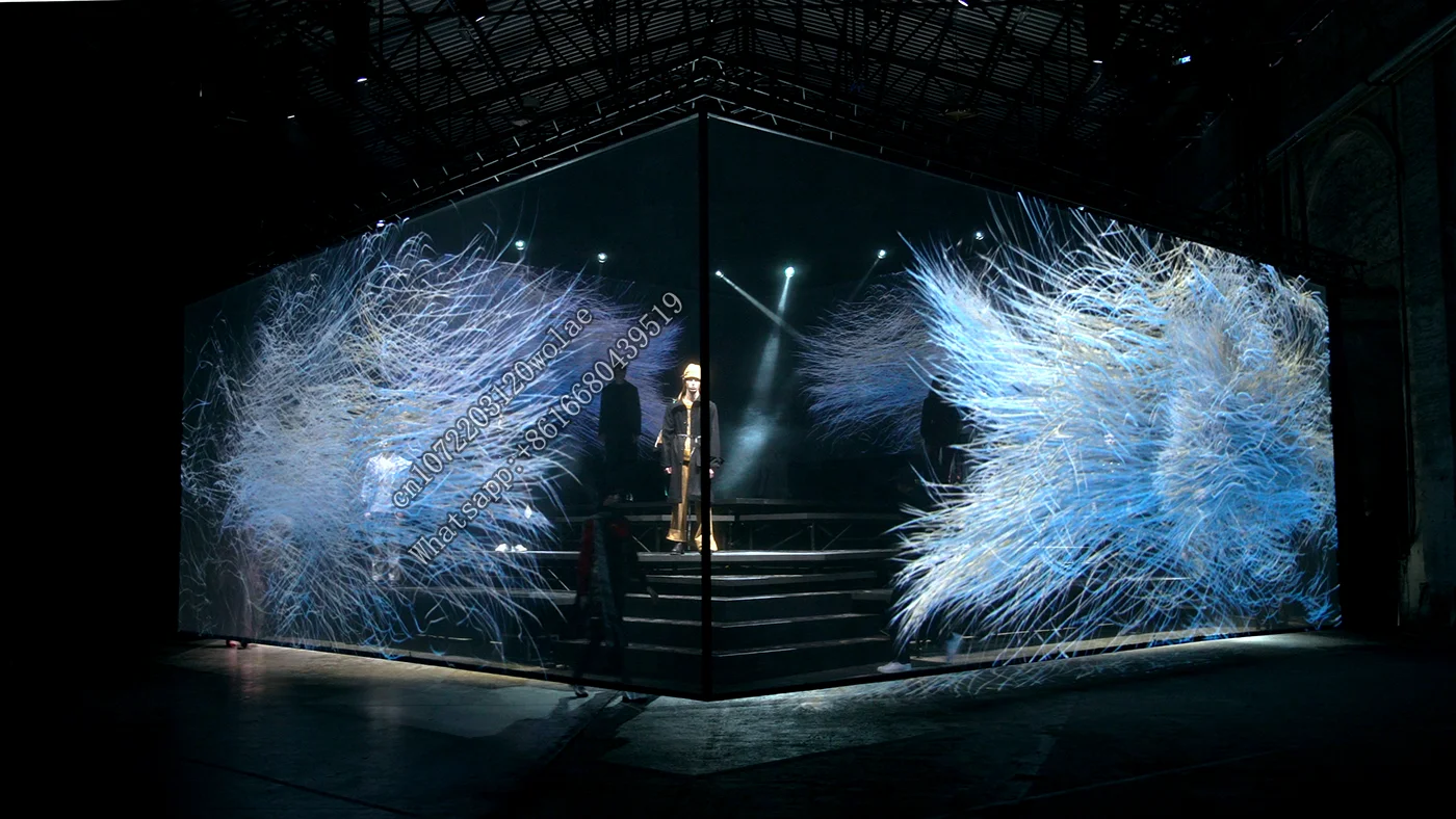 holographicprojectionscreenHoloGauzeHologramScreenforcreating