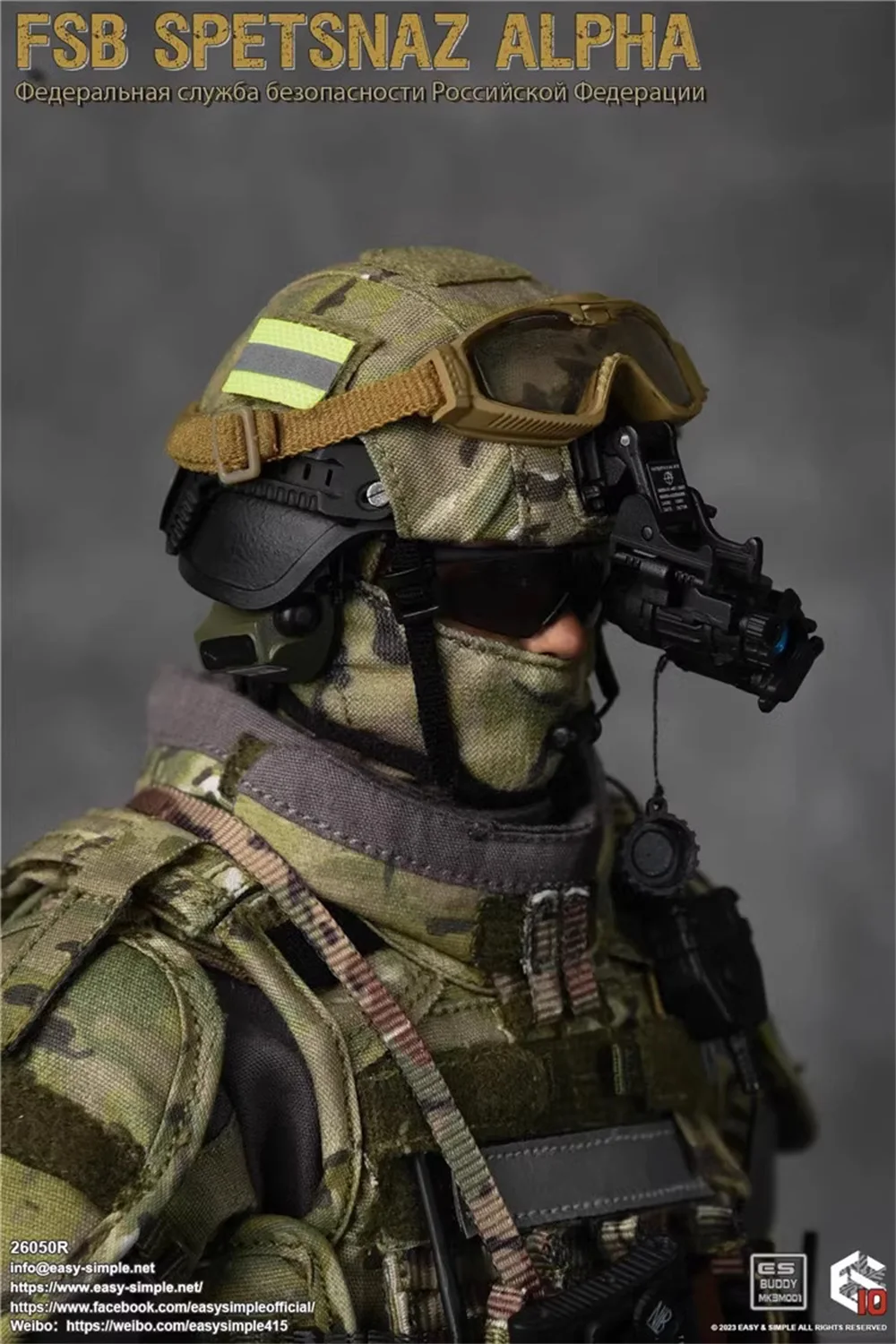1/6 Easy&Simple ES 26050R FSB Spetsnaz Alpha Military Toys