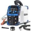 135 Amp MIG Welder, 3 in 1 Multiprocess Welder 110V Flux Core Welder Flux MIG/Lift TIG/Stick Welding Machine Synergic Control 1