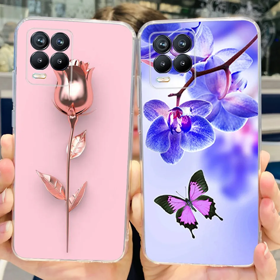 Fashion Butterfly Flower Soft Silicone TPU Phone Case