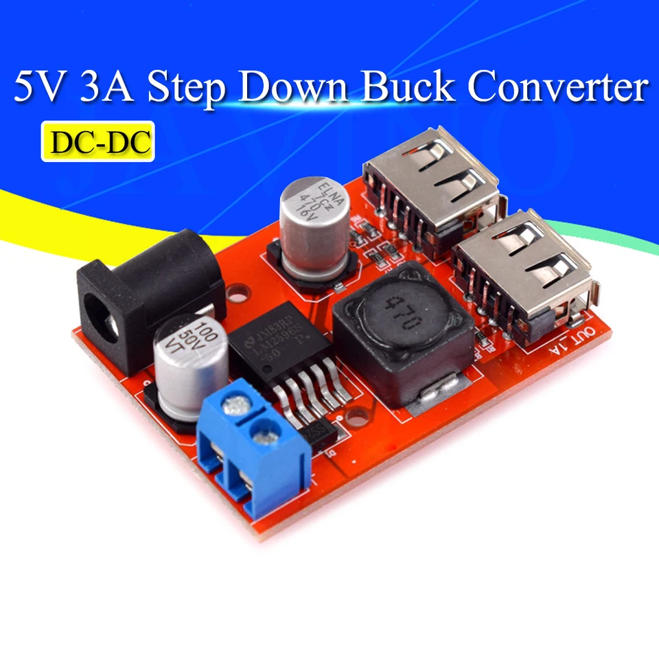 Lm2596 Buck Converter LM2596 LM2596S DC-DC Step- Down Buck Converter Module With SMD LED Lm2596 Power Converter - Foto 8