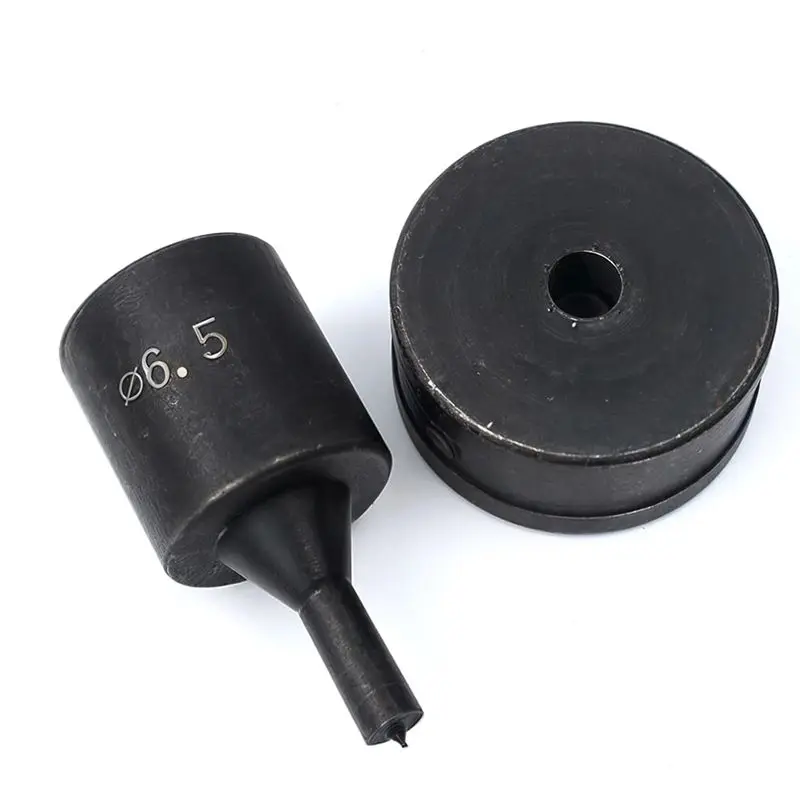 CH70 CH-70 기계용 A23P 유압 홀 펀치, 6.5Mm 유압 펀칭 원형 다이 툴 1개, 검정색
