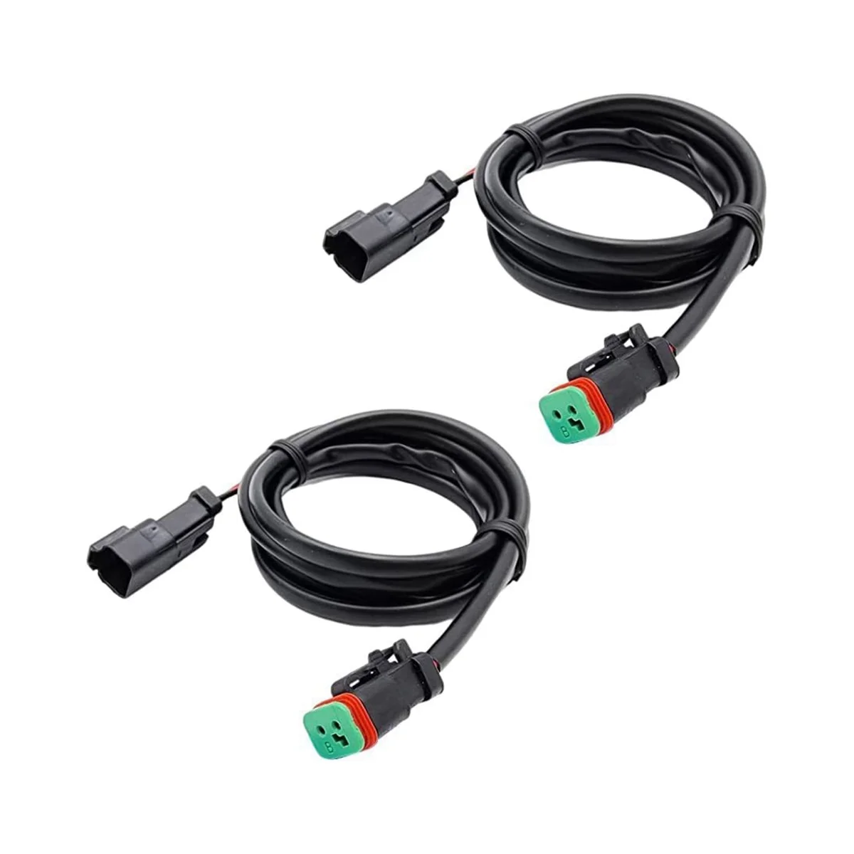 

2 свинца, 4 в 1, двойные выходы, DT DTM, гнездовой разъем, адаптеры для фонарей головного света, фонарей