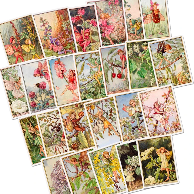 Vintage Fairies Sticker Pack