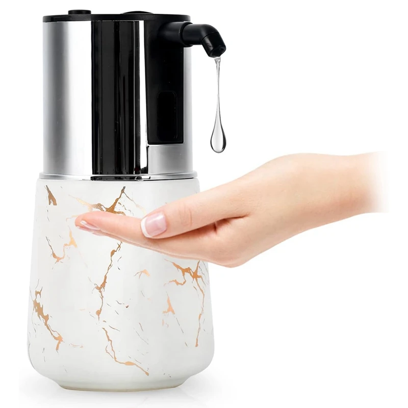 

Automatic Soap Dispenser Touchless, Auto Soap Dispenser For Bathroom,11Oz Lotion Automatic Soap Dispenser