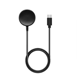 Magnetic Wireless Charger for Smartwatches - Portable Rapid Charging Dock Station (Type C Black)