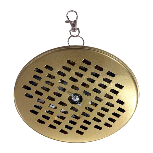 Többfunkciós Szúnyog Tekercs Tálca Horgászathoz Hordozható Beltéri Kültéri Szúnyogos Füstölő Doboz Fém Kerek Állvány Tányér - Image 2