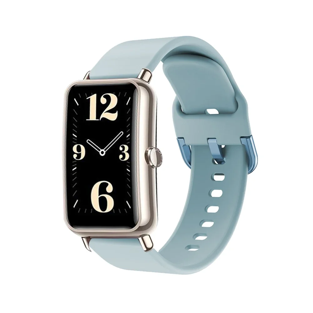 Sport Silicone Bracelet Band, 16mm 18mm, Adjustable Wristband Strap