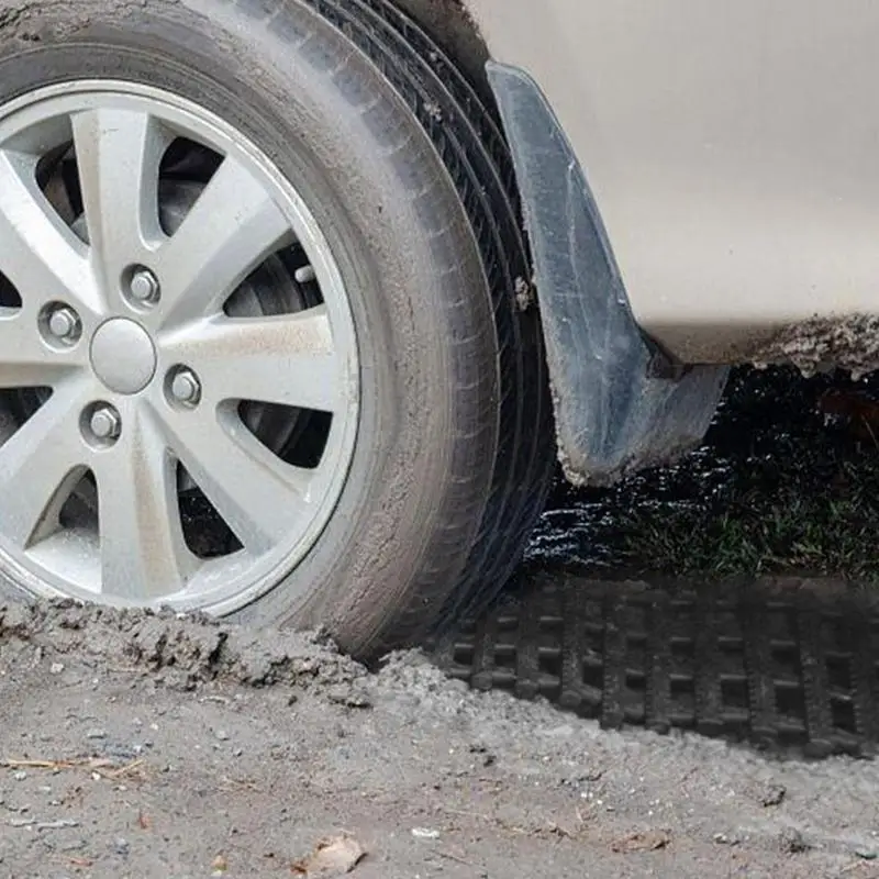 Pack von 2 stücke Notfall Reifen Traktion Matten Auto Gleitschutz Pads Sand  Schlamm Schnee Spur Reifen Leiter - AliExpress