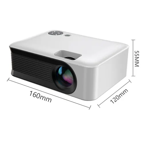 YERSIDA 미니 LED 프로젝터, A30C 와이파이 동기 휴대폰, 스마트 TV 홈 지원, 풀 HD 휴대용 야외 프로젝터 극장 6
