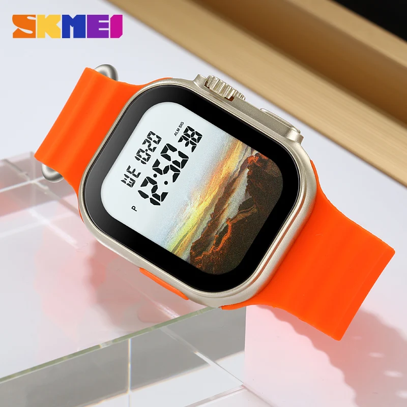 SKMEI-reloj deportivo de lujo para hombre y mujer, pulsera Digital
