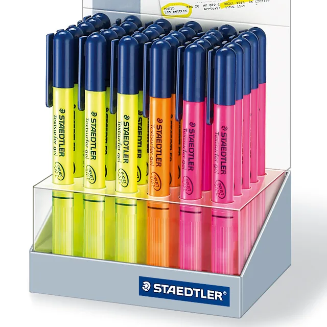 Highlighter Staedtler Textsurfer Gel 264 Highlighter Marker Pens Neon  Yellow Pack of 3 Ideal for School Office Work Revision -  Denmark