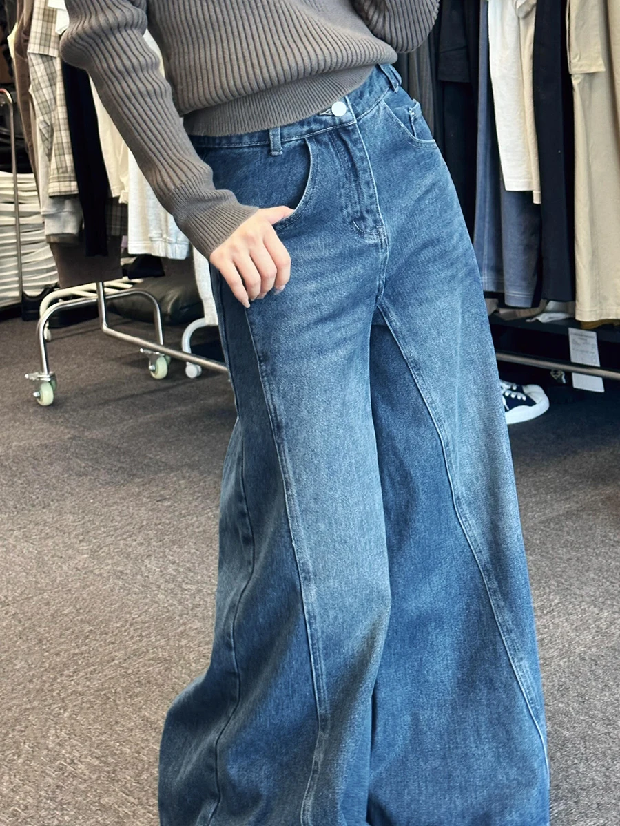 Huge Bell Bottom Jeans Reddachic Rigid Denim Elephant Bell Bottoms
