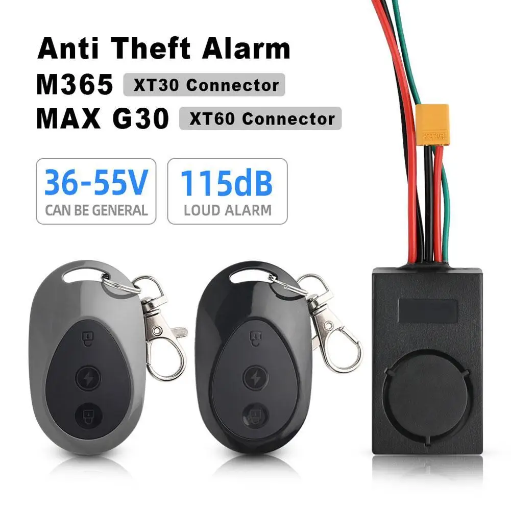

36-55v Electric Scooter Anti-Theft Remote Control Security Alarm for Xiaomi M365 for MAX-G30 Loud Electric Scooter Accessories