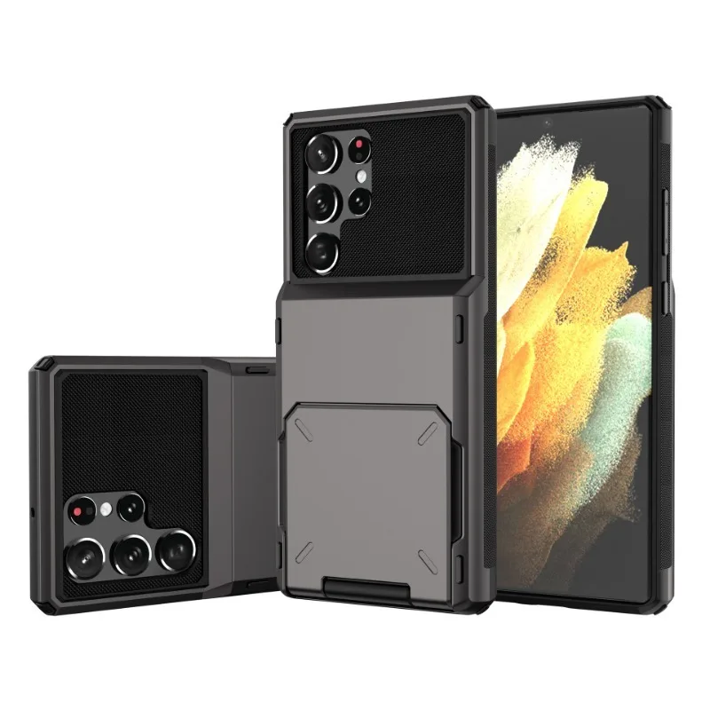 Premium Flip Wallet Phone Case with Card Holder - Elegant and Functional Design