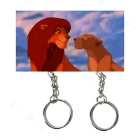 New Couple Keychain Hanger Wall Key Holder Home Decor Cartoon Kawaii Key Pendant Backpack Key Ring Storage Rack For Lover Gifts 1