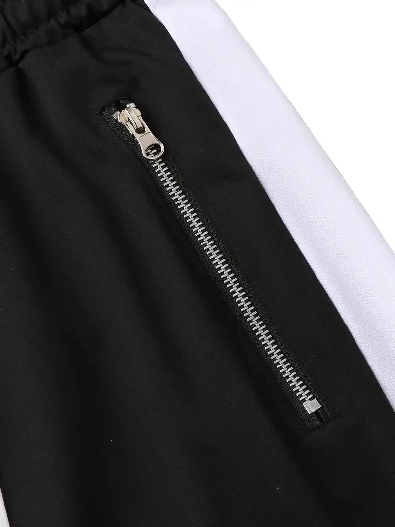 Men Sweatshirts Jogging Pants Men Casual Pants Men Stylish Color Block Zip Pockets Drawstring Sports Skinny Pants Trousers Pants 6 Men Sweatshirts Jogging Pants Men Casual Pants Men Stylish Color Block Zip Pockets Drawstring Sports Skinny Pants Trousers Pants 6