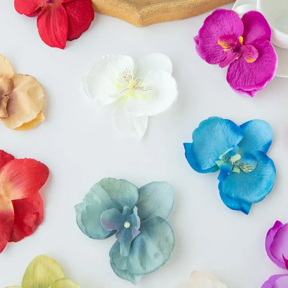 Künstliche Blumen Seide Motte Orchidee Festival Party Haus Outdoor Garten Hochzeit Wand Dekor DIY Geschenk Box Festival Kranz Günstige Diy – Detail 4