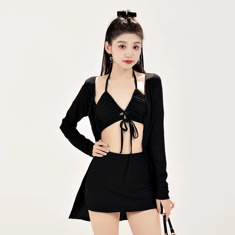 

Women's Three-Piece Swimsuit Sexy Boxer Bikini 2023 Fashion New Hot Spring Vacation Swimwear Women